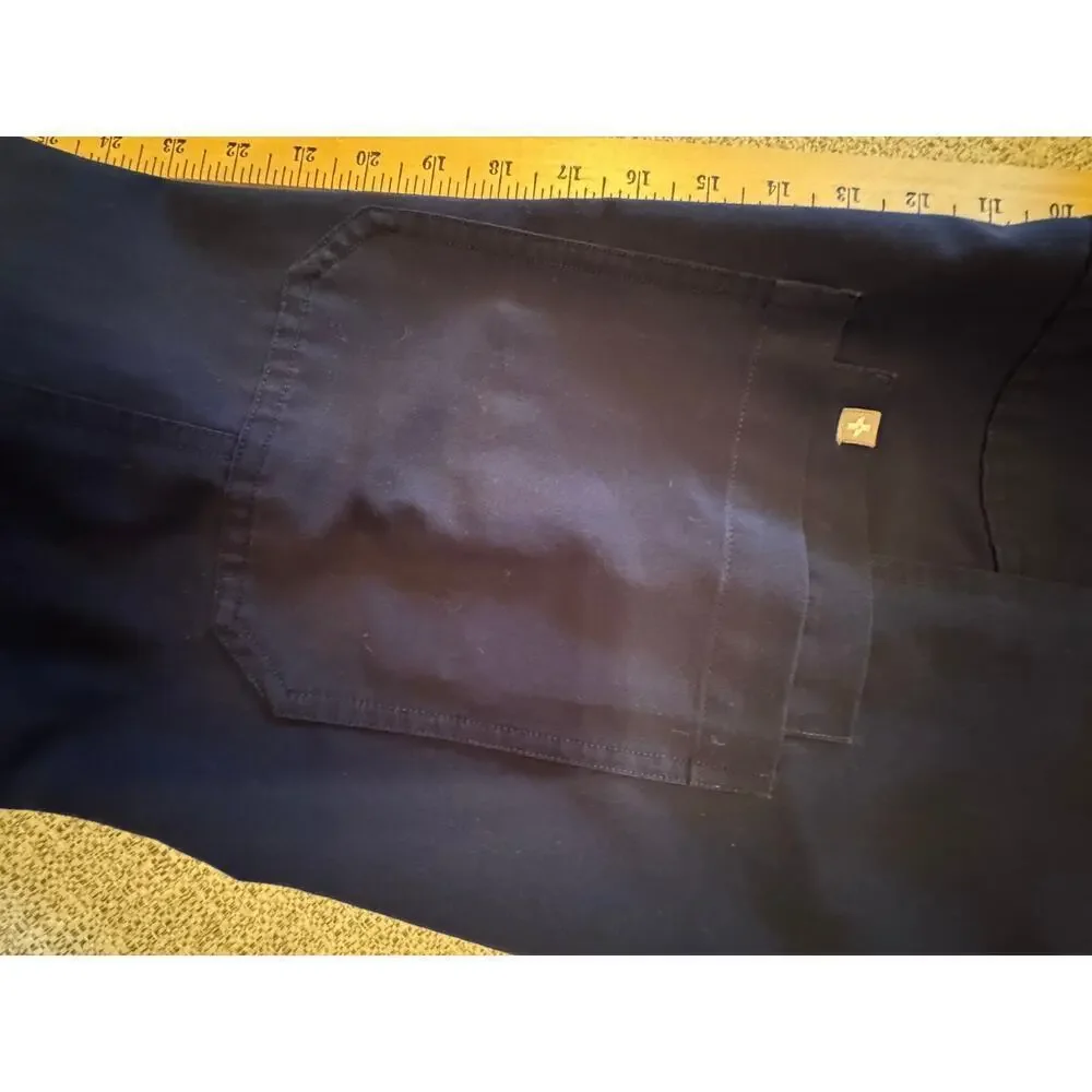Figs Men's Navy Blue Cairo Cargo Medical Scrub Pants Sz L